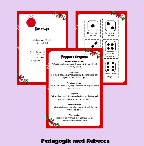 Julkalender med blandade uppdrag