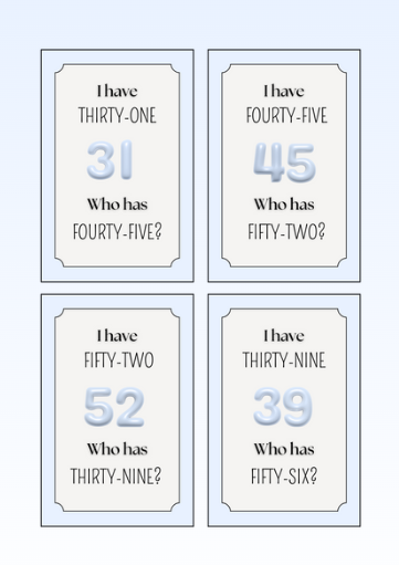 Pratorm - I have.. Who has.. + bildstöd (31-61)