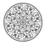 Julkalender Adventskalender färgläggning - bild 2