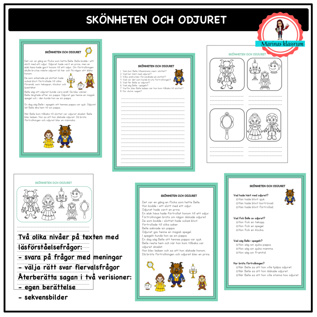 Sagostunden Skönheten och odjuret