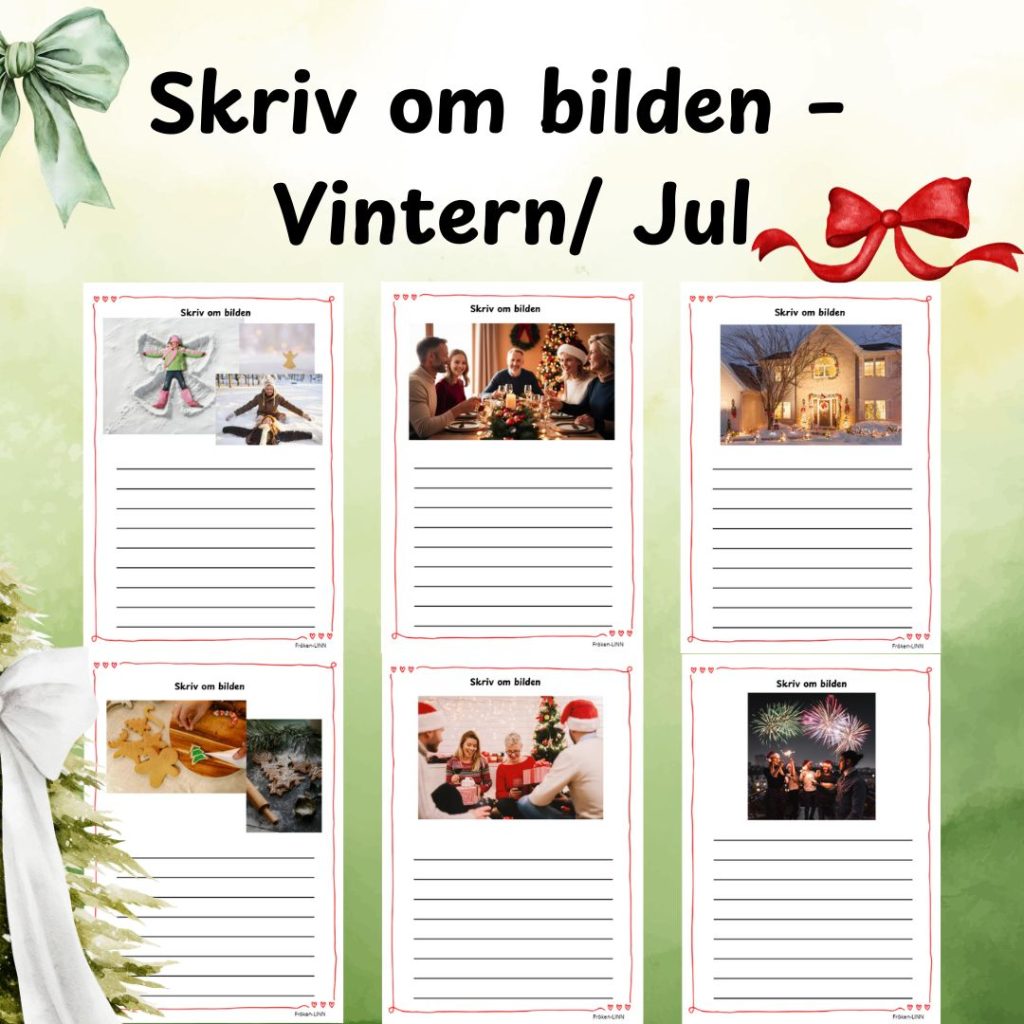 Skriv om bilden – Vintern/ Jul | Teach Academy