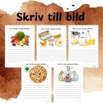 Skriv till bild- Hemkunskap - bild 2