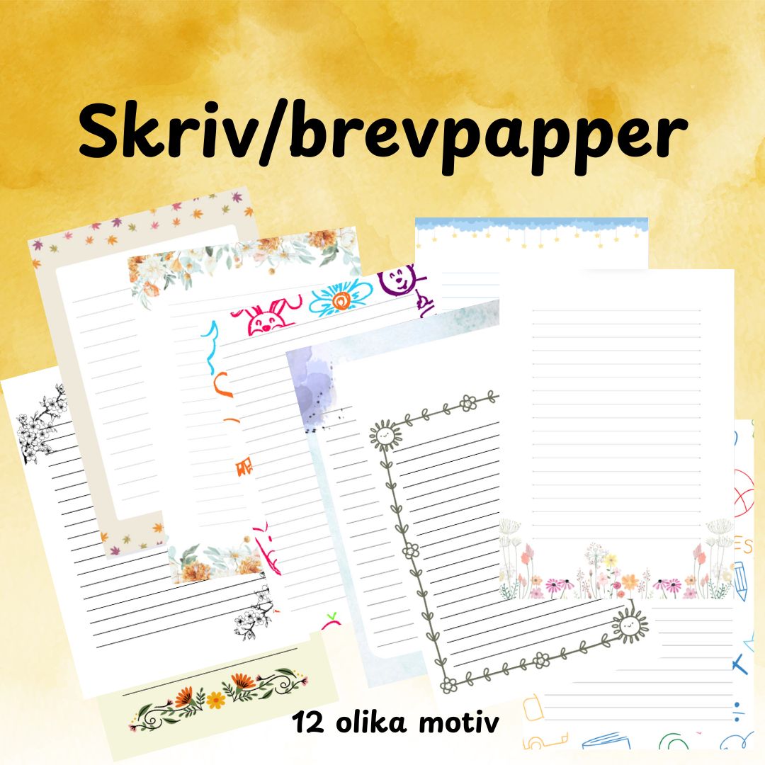 Skriv/brevpapper
