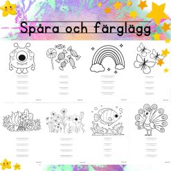 Spåra och färglägg