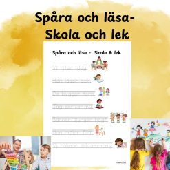 Spåra och läsa- Skola och lek