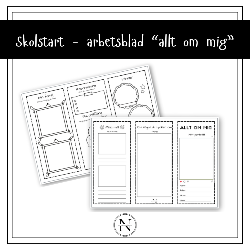 Skolstart – allt om mig