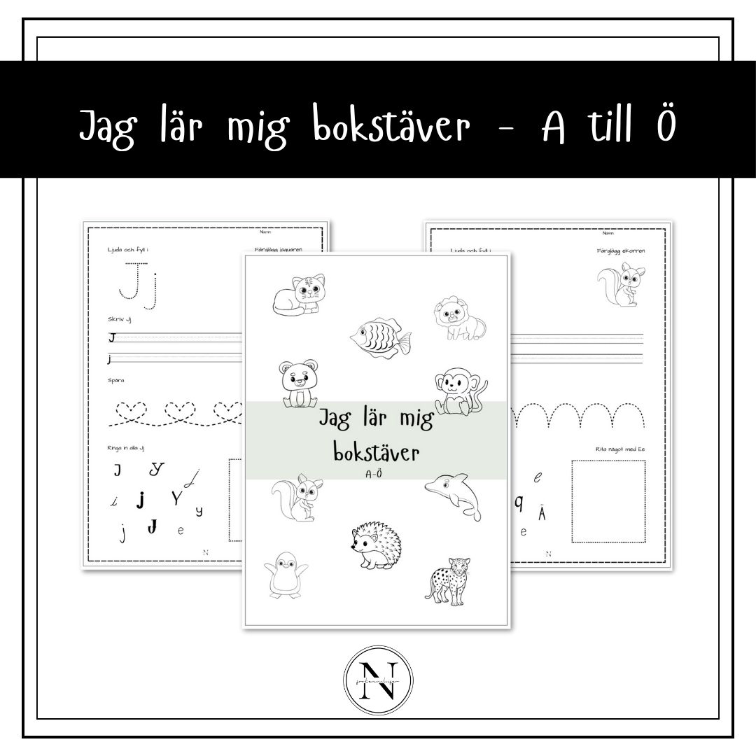 Bokstavshäfte - A till Ö