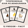 Tipspromenad - Djur på bondgården