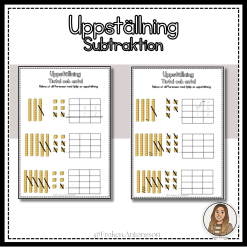 Uppställning - Subtraktion