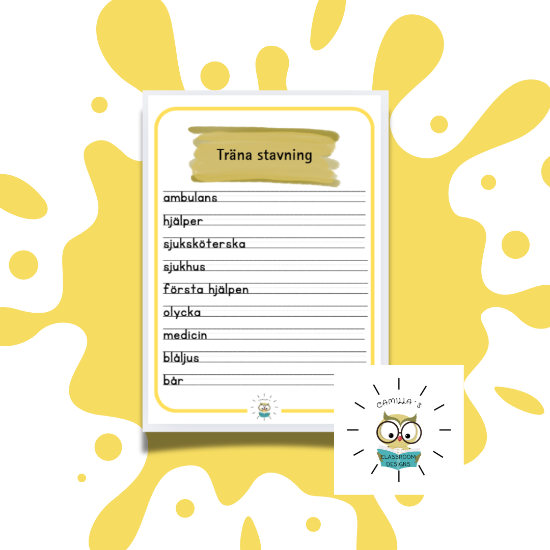 Yrke - ambulanssjuksköterska