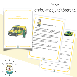 Yrke - ambulanssjuksköterska