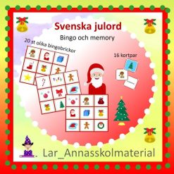 Julord bingo och memory