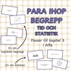 Para ihop begrepp: tid och statistik