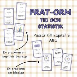 Pratorm begrepp: tid och statistik