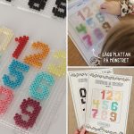 Pärlmönster: Siffror 0-9 & tecken - bild 3