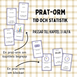 Pratorm begrepp: tid och statistik