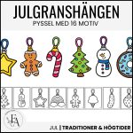Julgranshängen – Pyssel med 16 motiv - bild 1