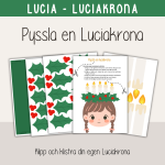Lucia – Jul – Pyssla en egen Luciakrona - bild 1
