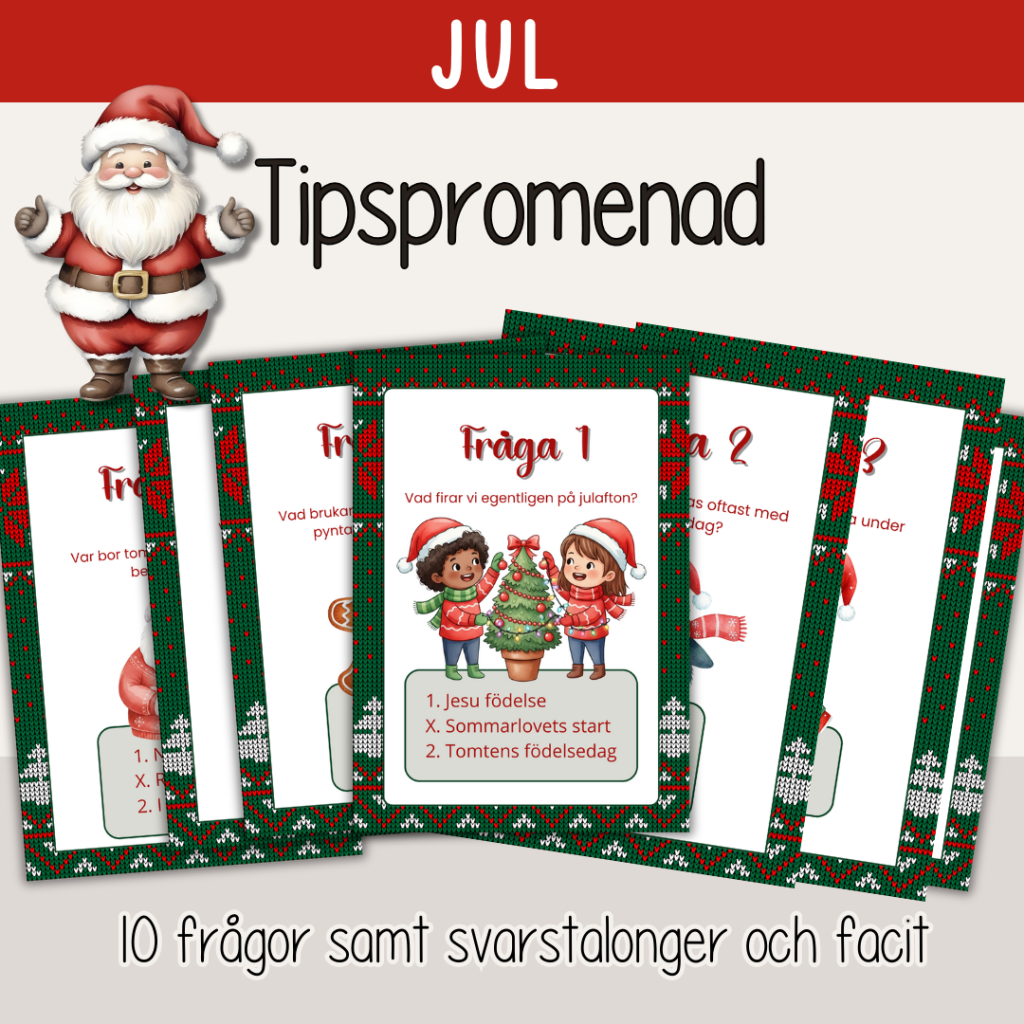 Jul – Tipspromenad med jultema