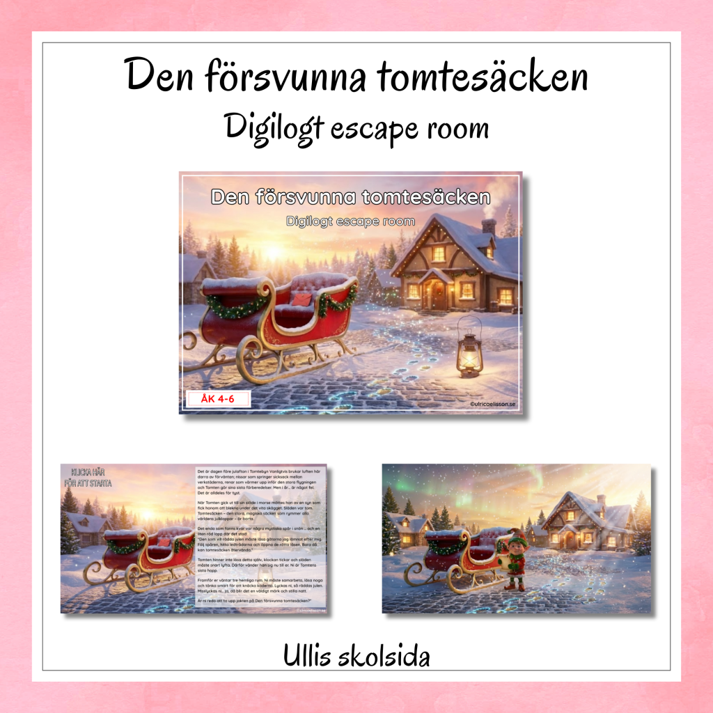 Escape room – Den försvunna tomtesäcken
