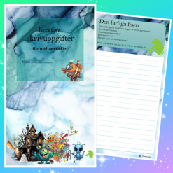Häfte - kreativa skrivuppgifter