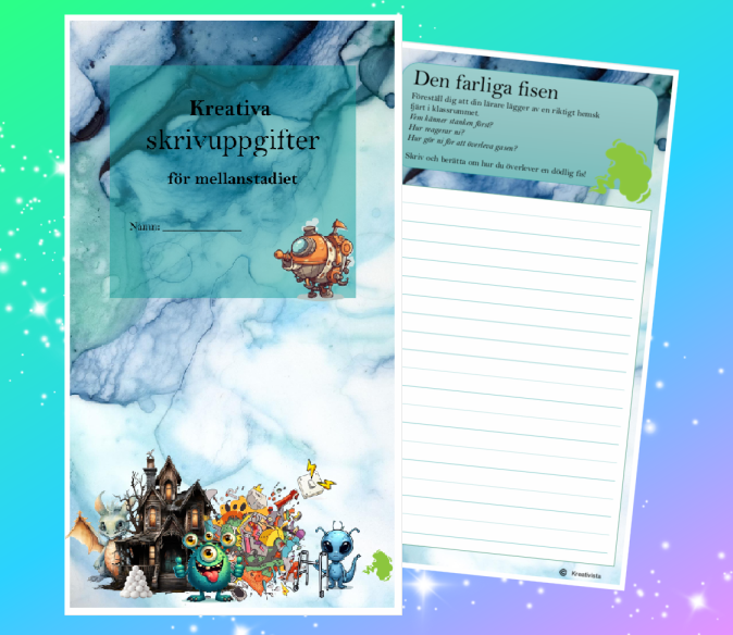 Häfte – kreativa skrivuppgifter