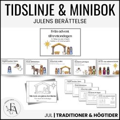 Från advent till trettondagen – tidslinje och minibok om julberättelsen