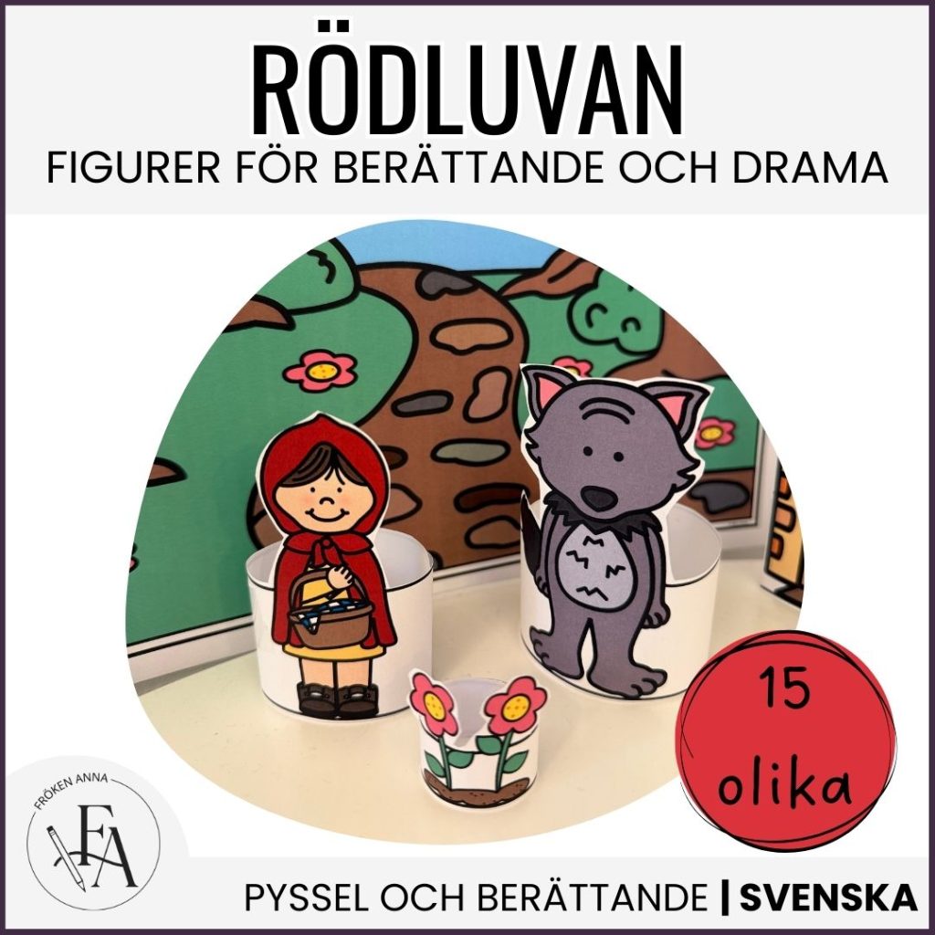 Rödluvan | Figurer för berättande och drama