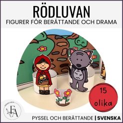 Rödluvan | Figurer för berättande och drama