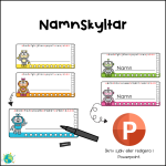 Robot – Namnskyltar - bild 2