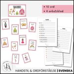 Skriv och lär: SAGOORD (Ordkunskap, handstil, memory) - bild 2