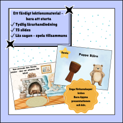 Guldlock och de tre björnarna - ljudsaga med rytminstrument F-2