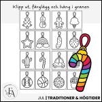 Julgranshängen – Pyssel med 16 motiv - bild 2