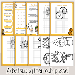 Lucia - Jul - Arbetshäfte med Luciatema