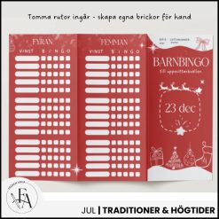 Barnens Bingolotter till uppesittarkvällen