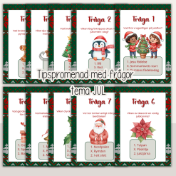 Jul - Tipspromenad med jultema