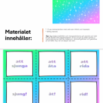 PAKET – memory substantiv & verb - bild 2