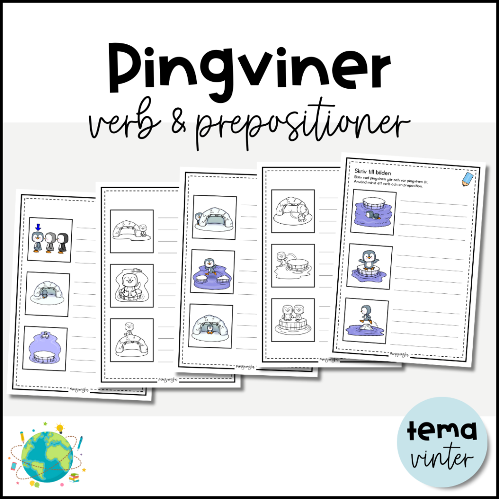 Pingviner – Verb & prepositioner