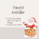 Jul – Engelska julord – Ordkedja – I have… Ho has?…. - bild 3