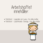 Lucia – Jul – Läsförståelse i tre nivåer med frågor - bild 3