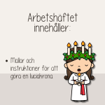 Lucia – Jul – Pyssla en egen Luciakrona - bild 3