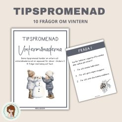Tipspromenad - vintermånaderna