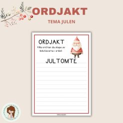 Ordjakt - jultomte