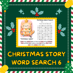 Enkel Engelska: Christmas Story Word Seach 6