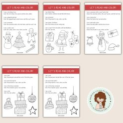 Let´s read and color! - Christmas