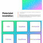 PAKET – memory substantiv & verb - bild 4