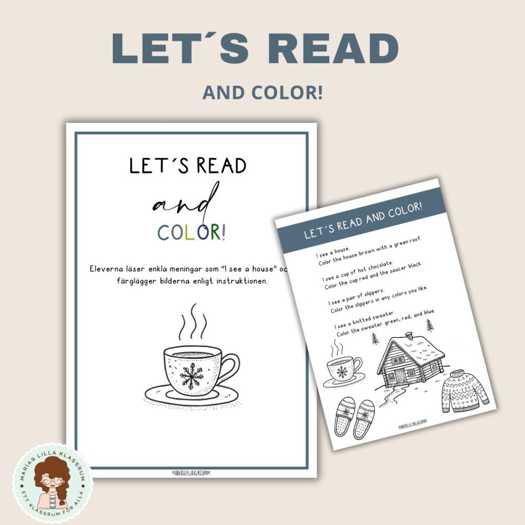 Let´s read and color!