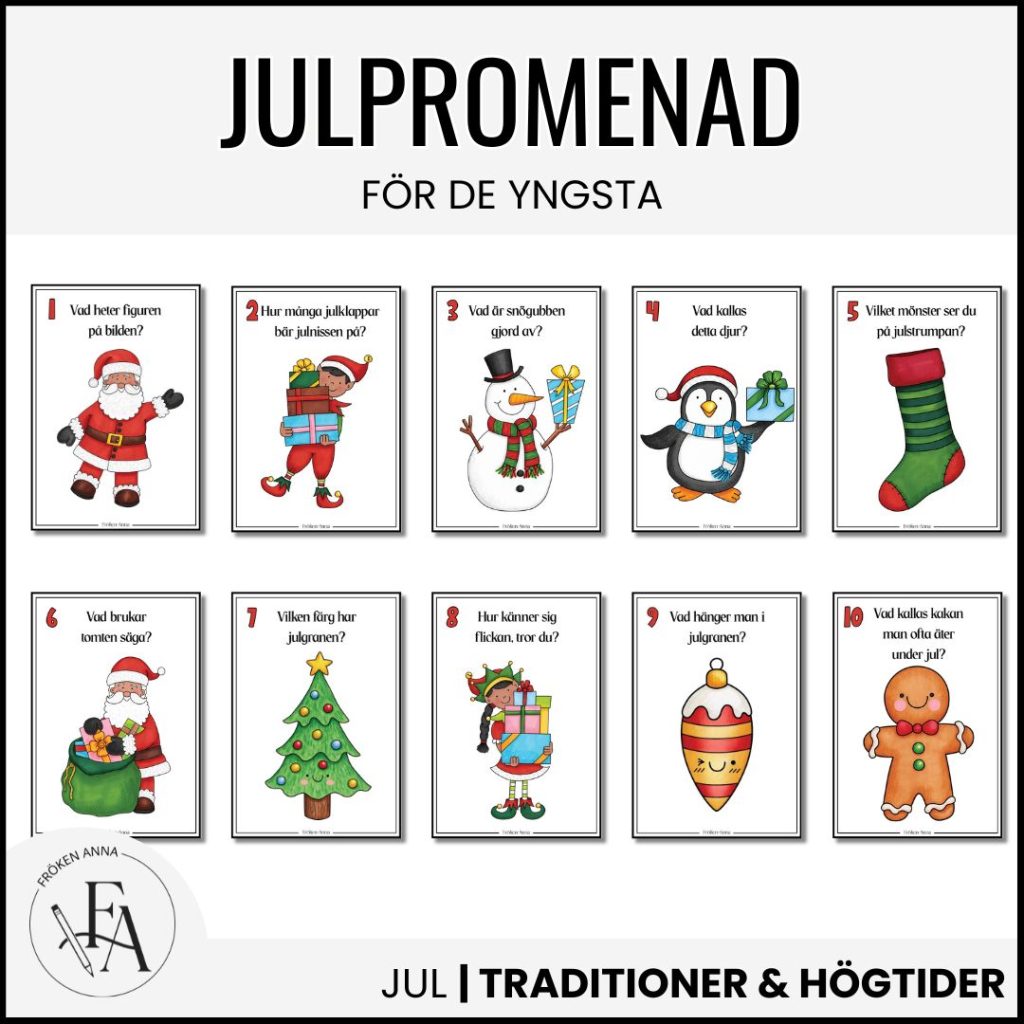 Julpromenad / Tipspromenad jul – för de yngsta