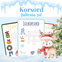 Julkorsord – Svenska 3st