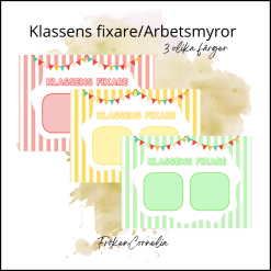 Veckans fixare/arbetsmyror